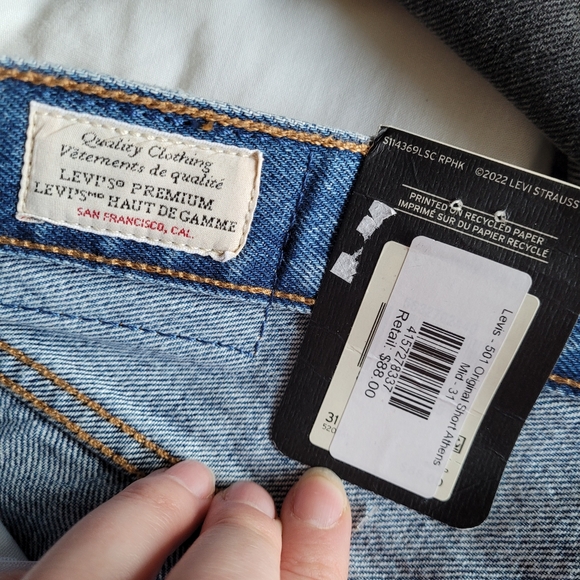 Levi's 501 denim cutoffs shorts - Picture 5 of 14